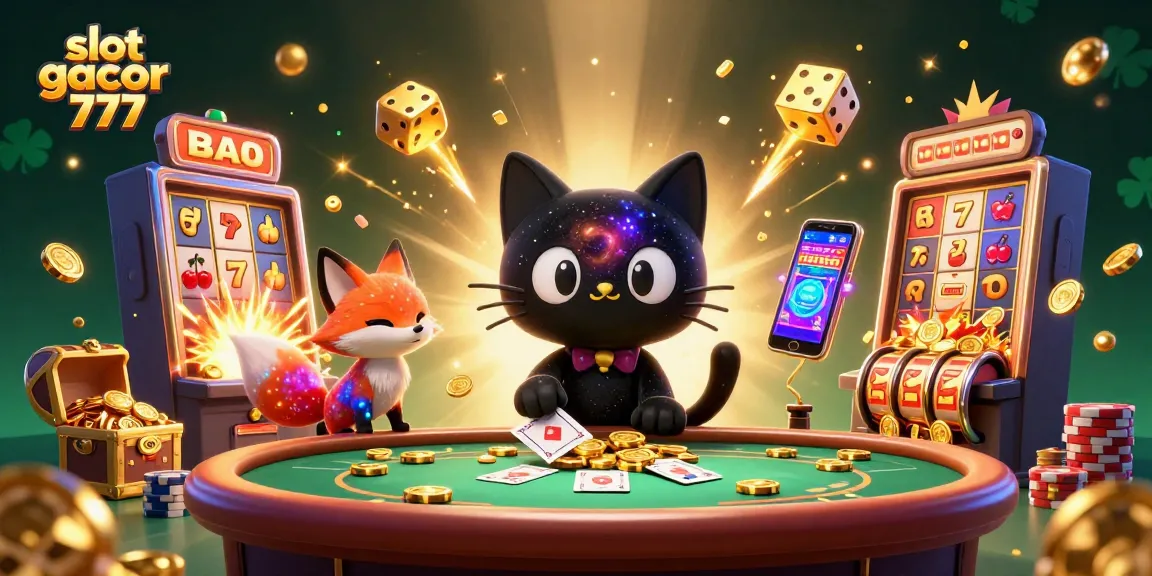 Experience the excitement of slot gacor 777 with vibrant visuals and engaging casino elements.