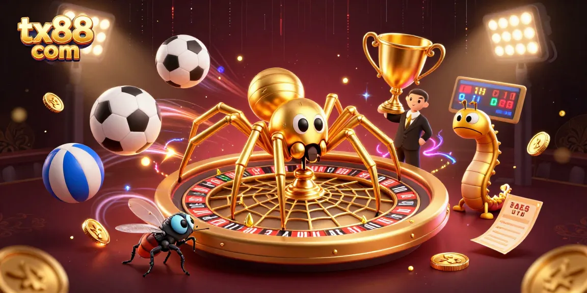 Place bets at tx88 com with an interactive 3D scene featuring casino elements.