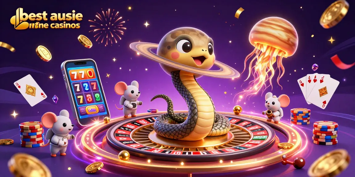 Spin to win at the best aussie online casinos with a vibrant cosmic gaming scene.