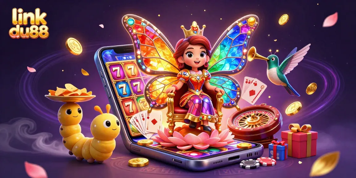 Experience thrilling gameplay with link du88 featuring a vibrant animated scene of casino excitement.